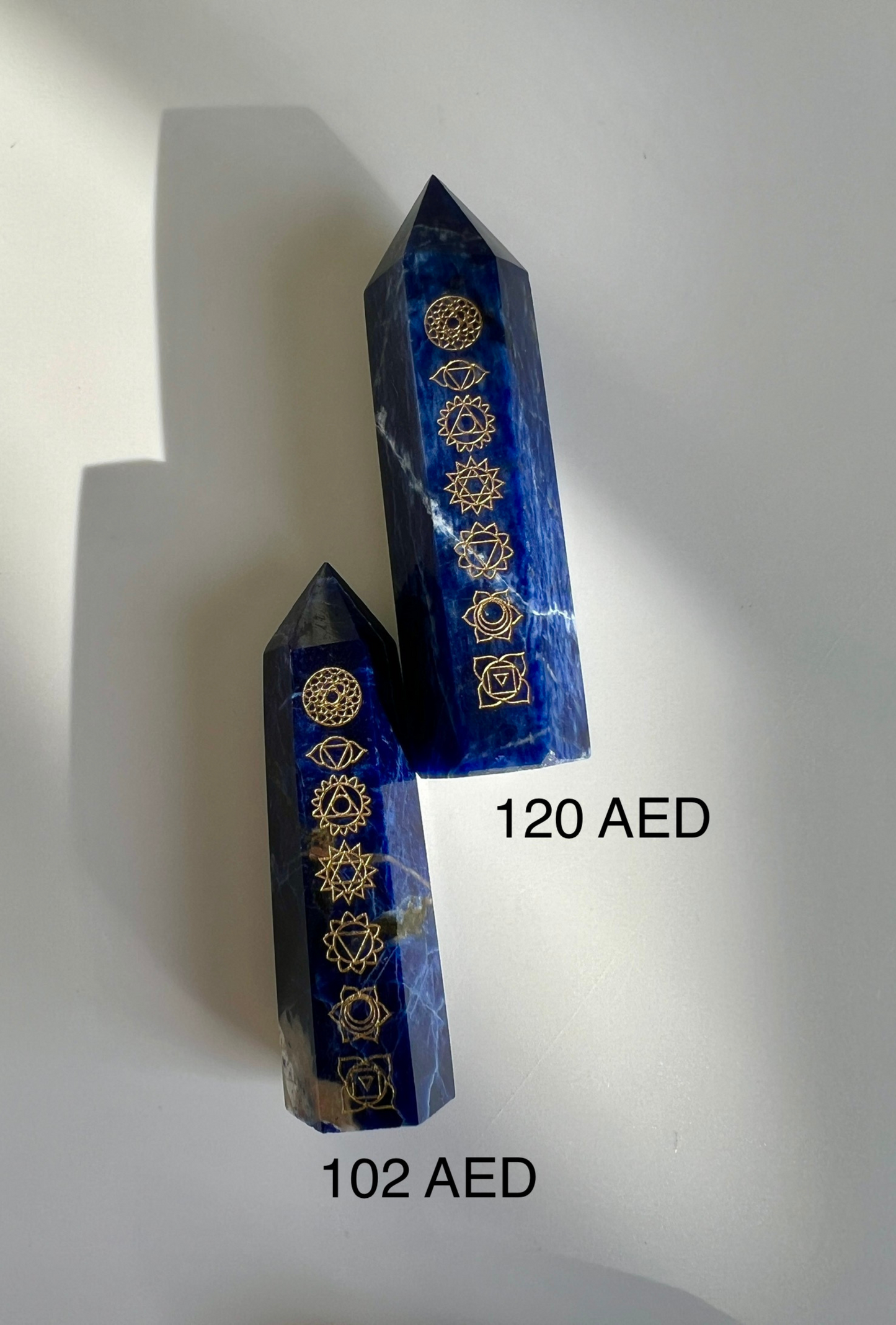 Sodalite Chakra Towers