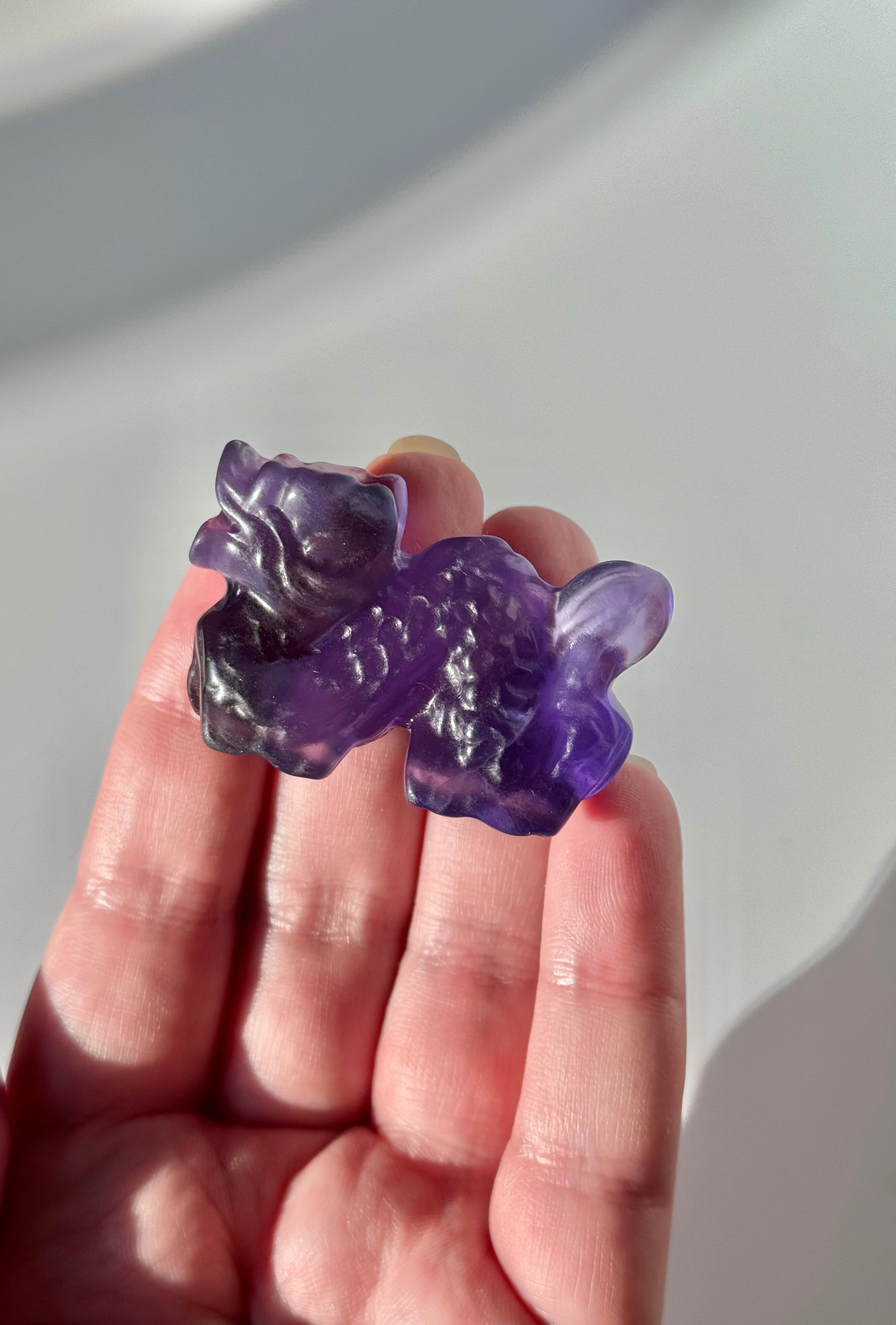 Purple Fluorite Dragon