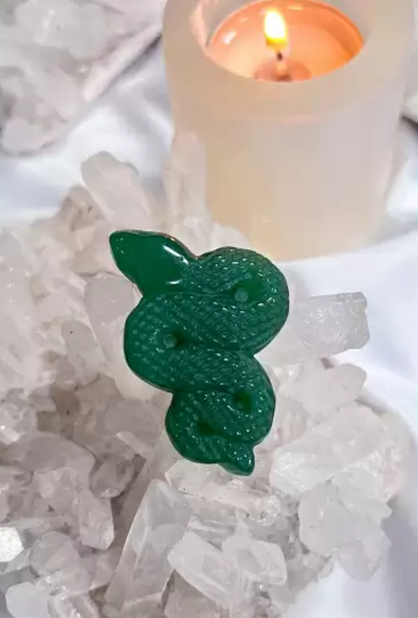 Green Aventurine Snake