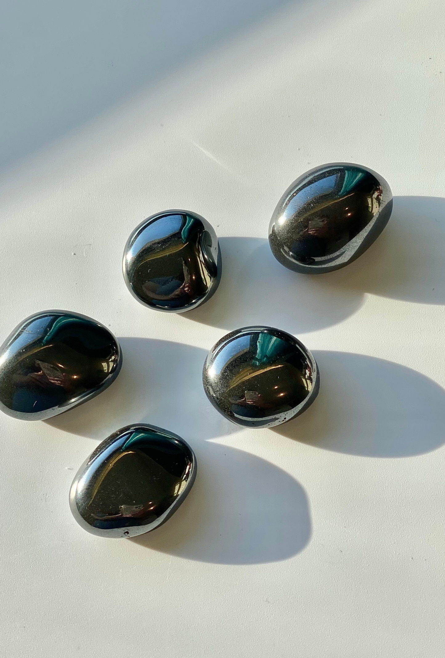 Hematite tumbles