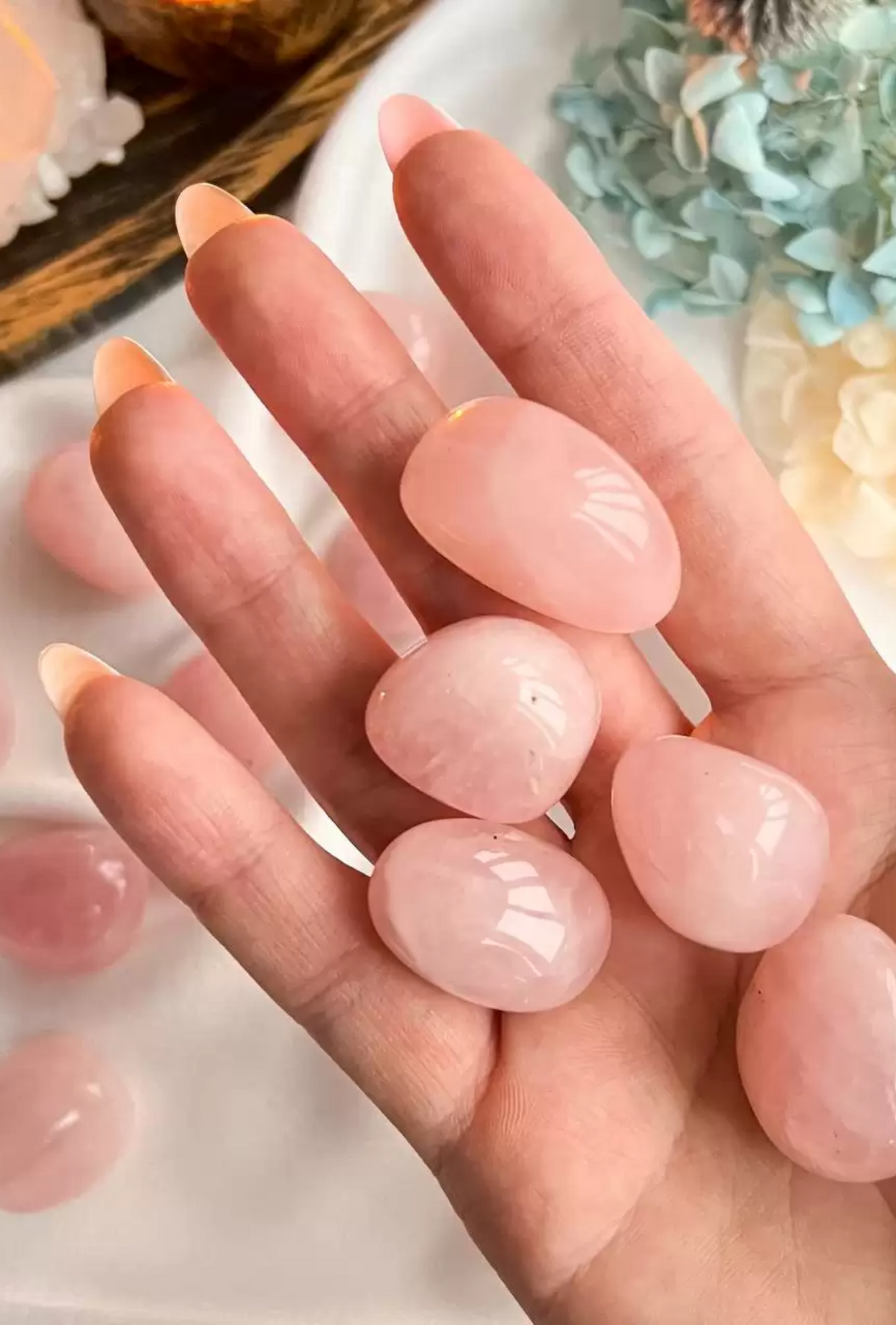 Rose Quartz Tumbles