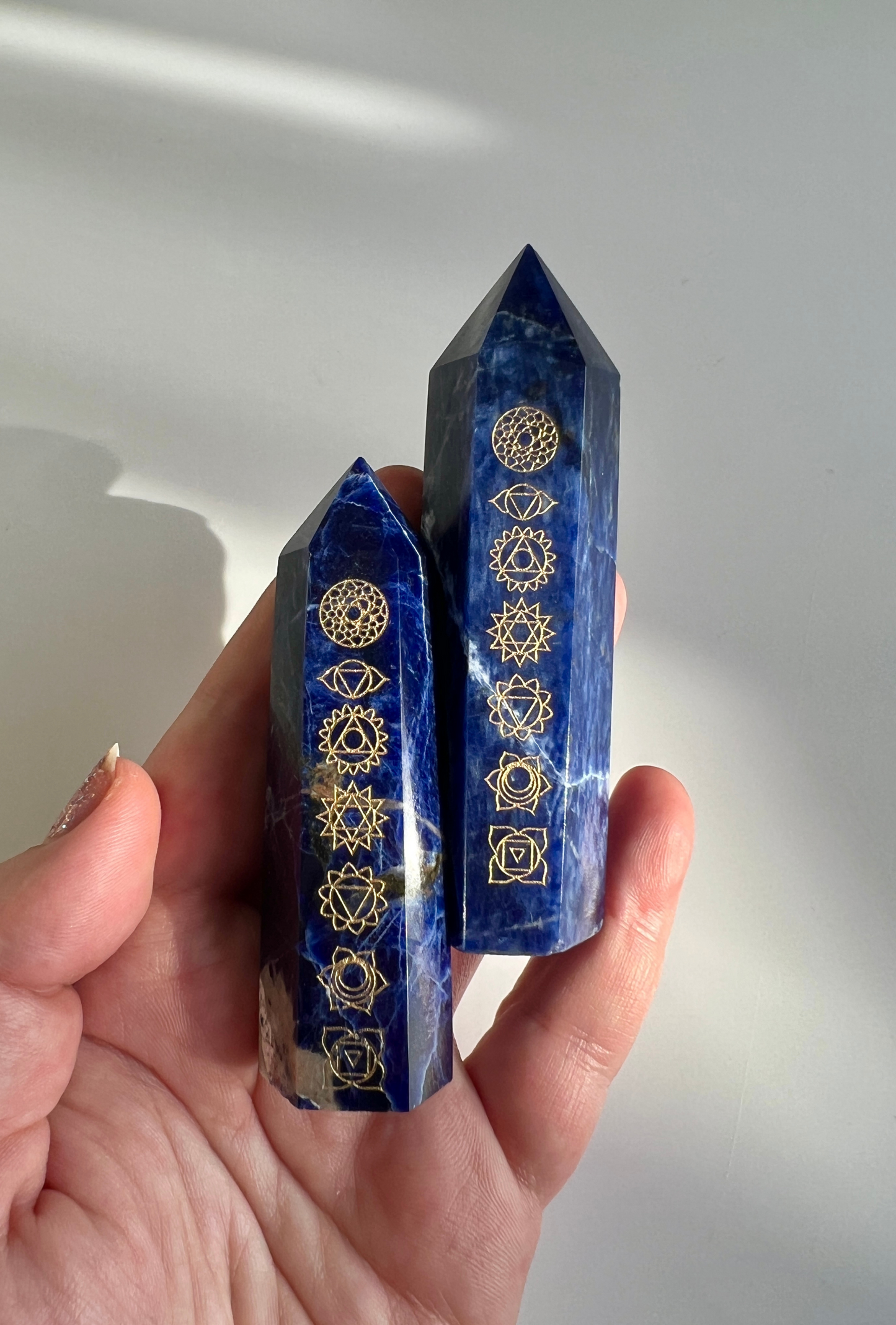 Sodalite Chakra Towers