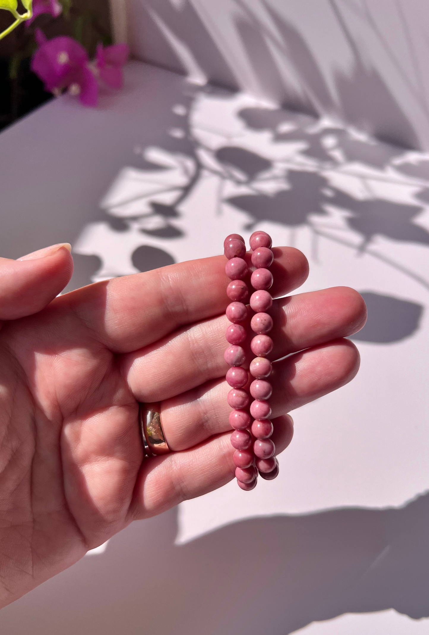 Rhodonite bracelet