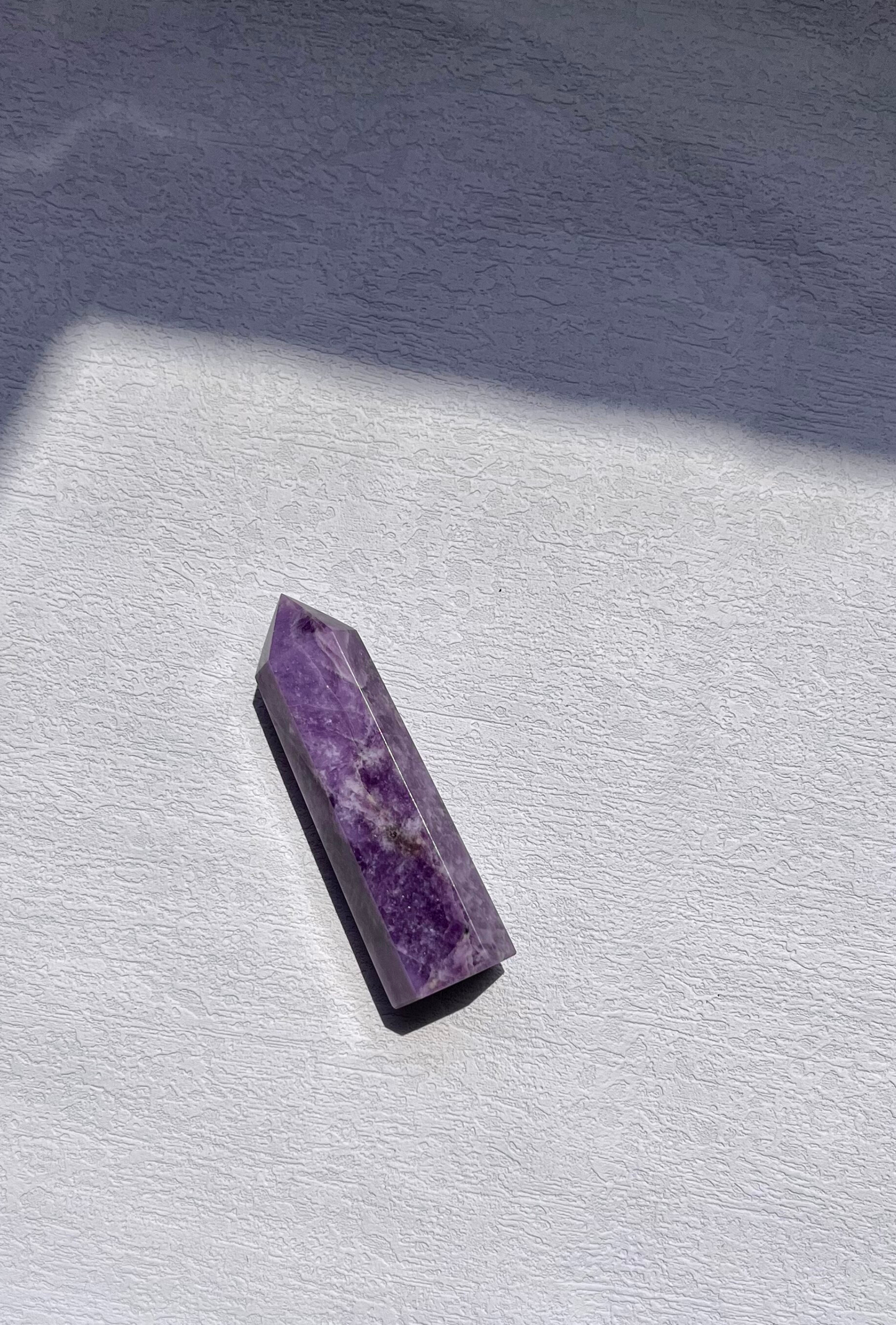 Lavender Lepidolite Tower