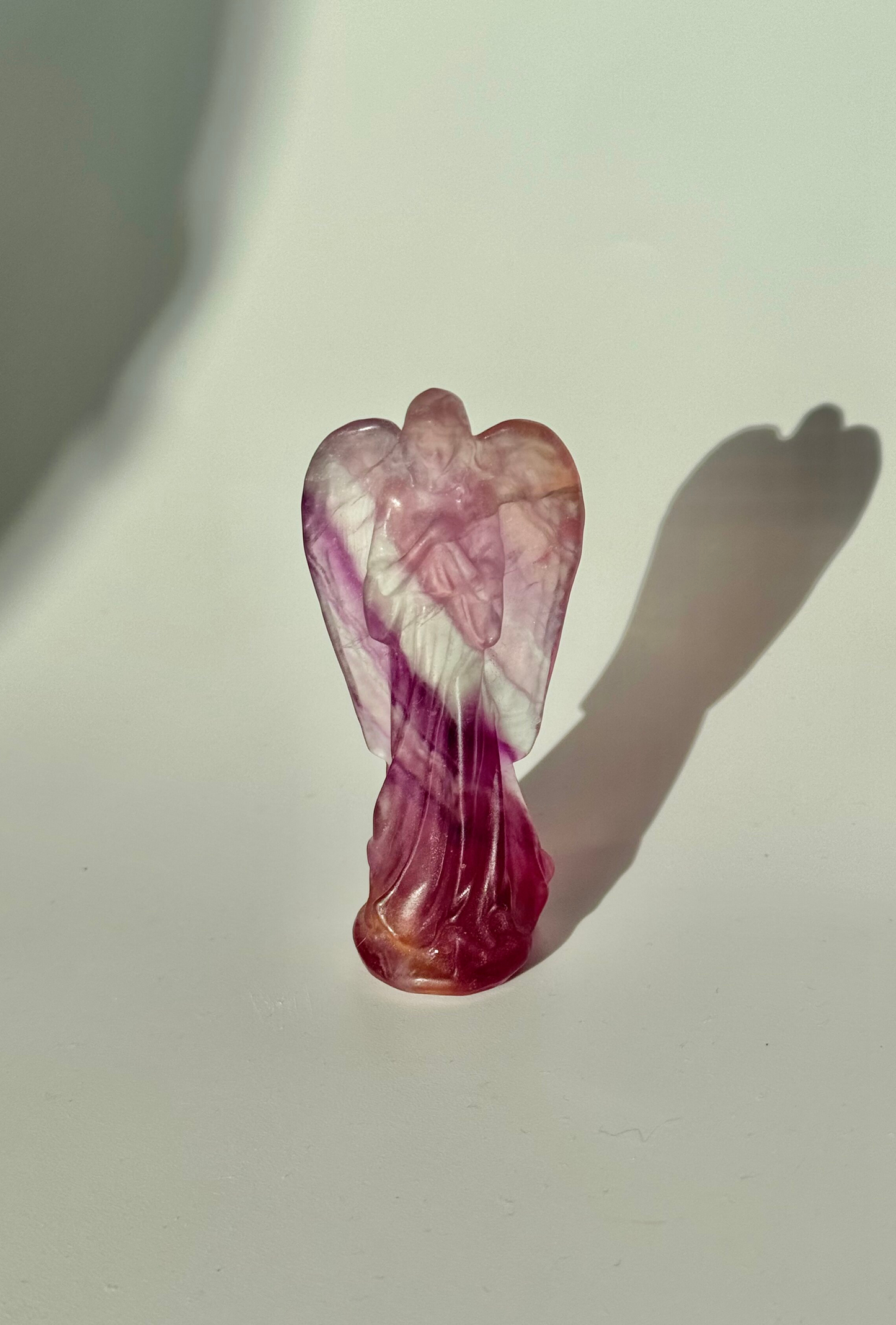 Pink Fluorite Angel