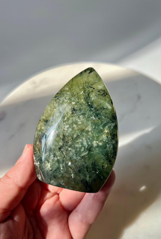 Prehnite flame