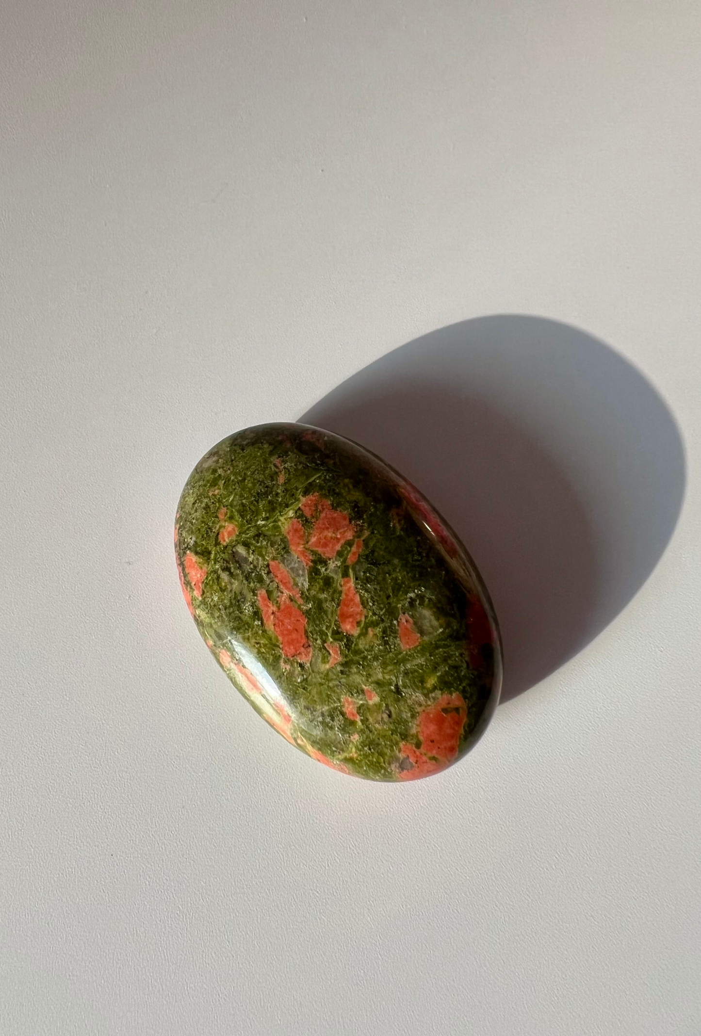 Unakite Palm Stone