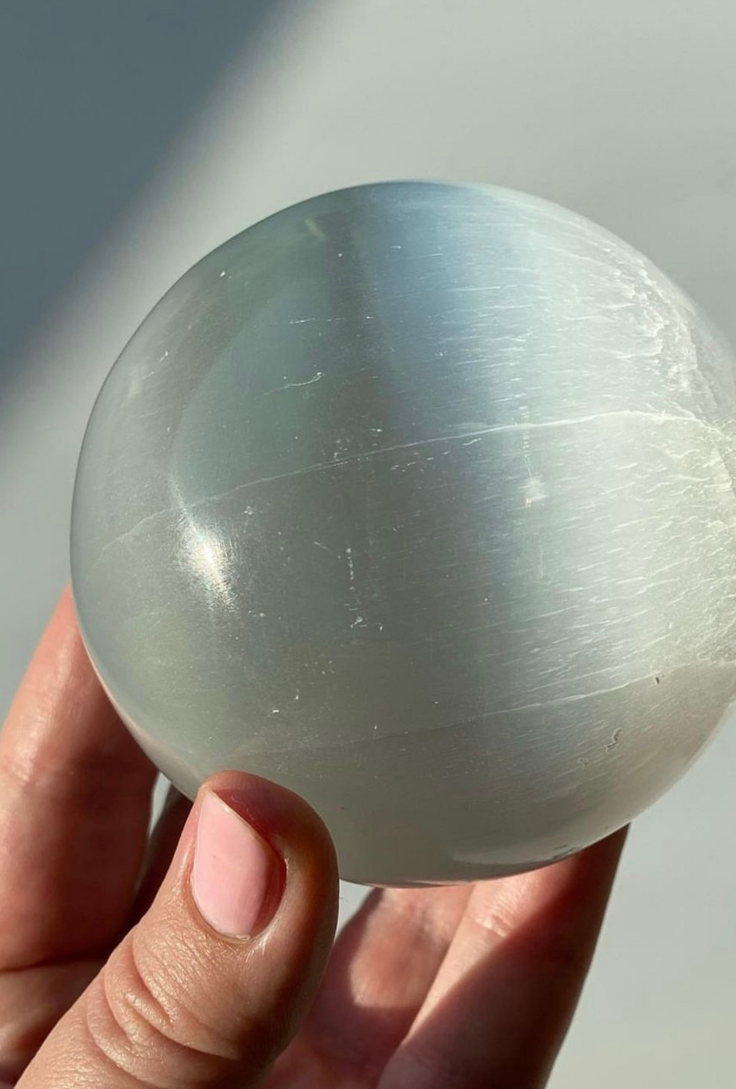 Selenite sphere A grade