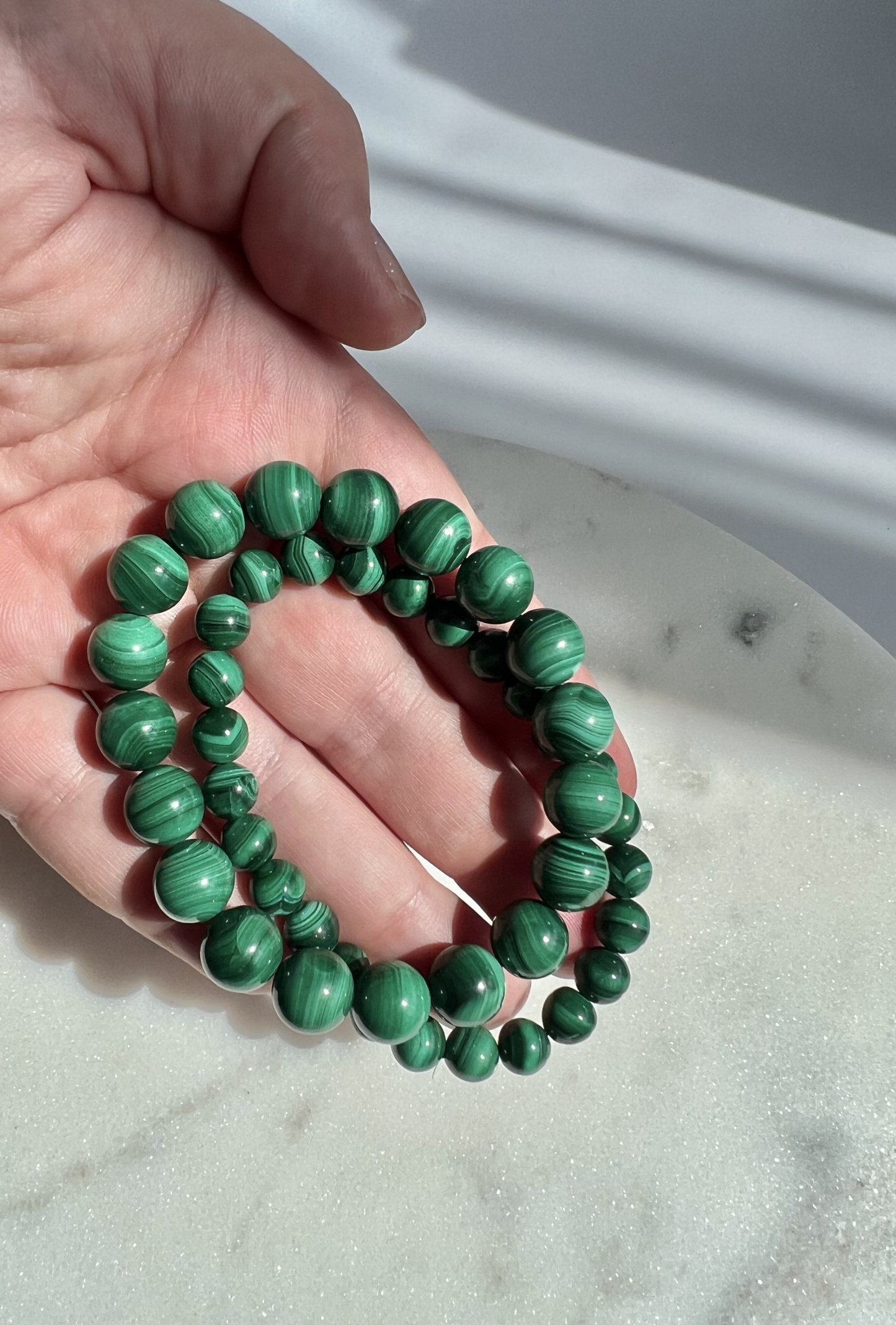 Malachite bracelet