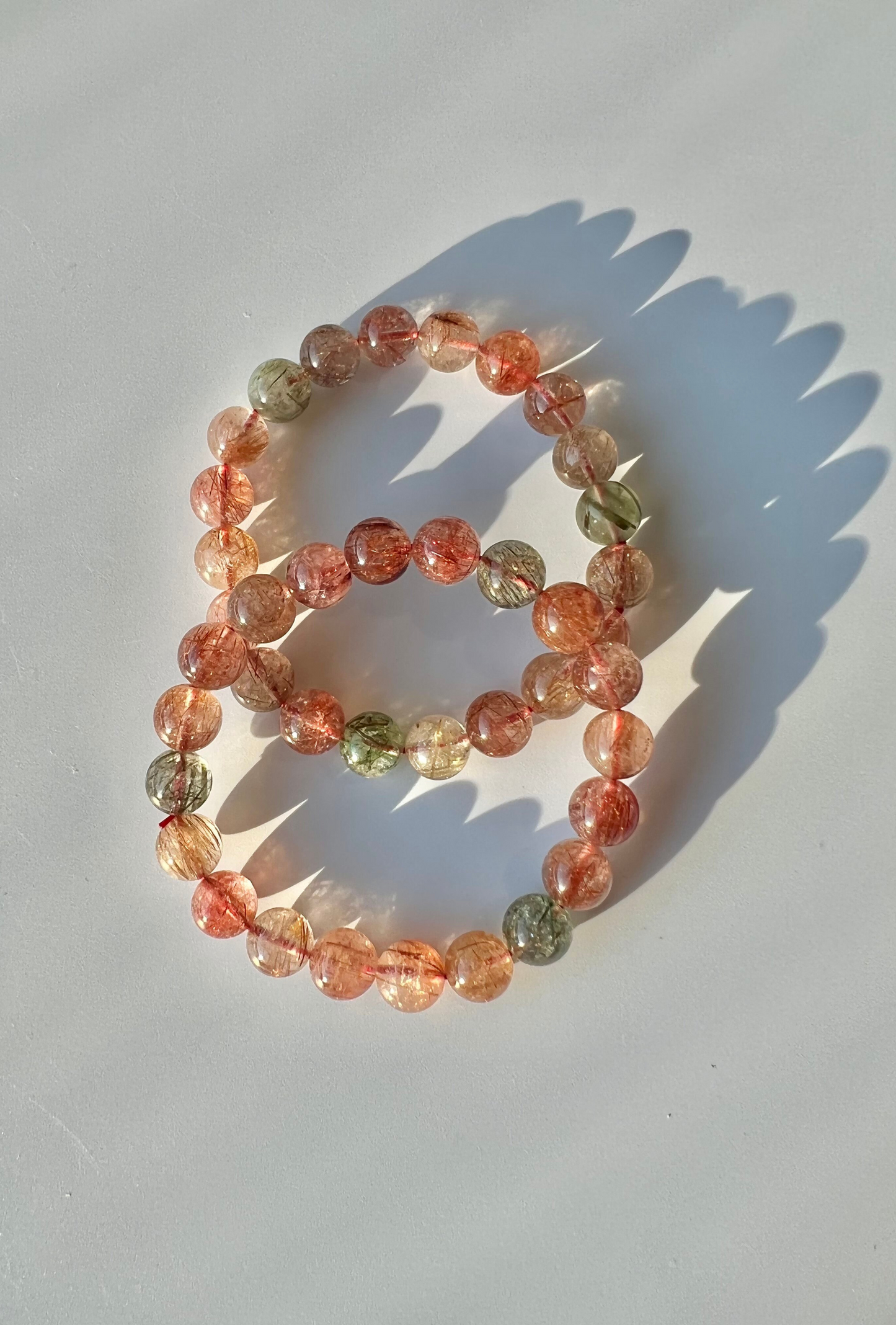 Mix rutile quartz bracelet