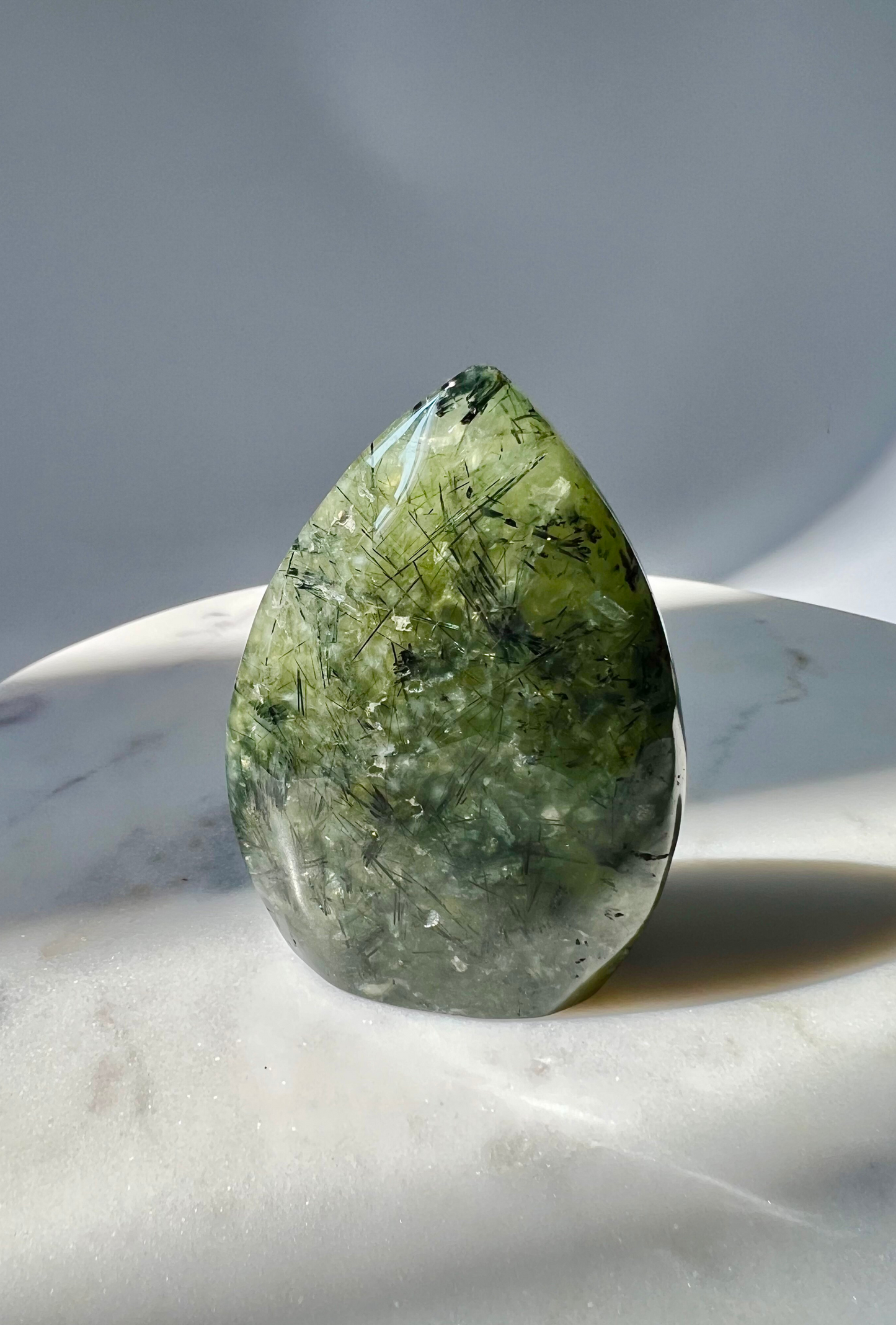 Prehnite flame