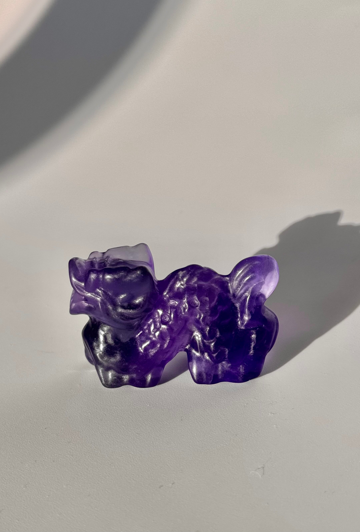 Purple Fluorite Dragon