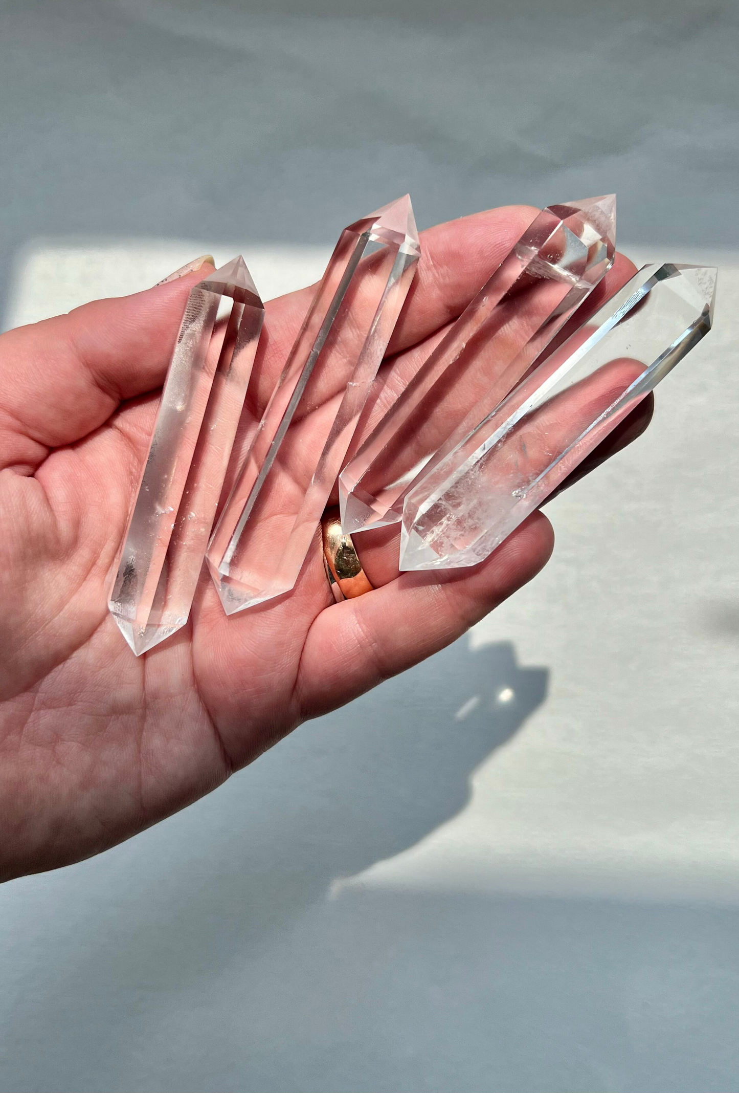 Double Terminated Clear Quartz Points